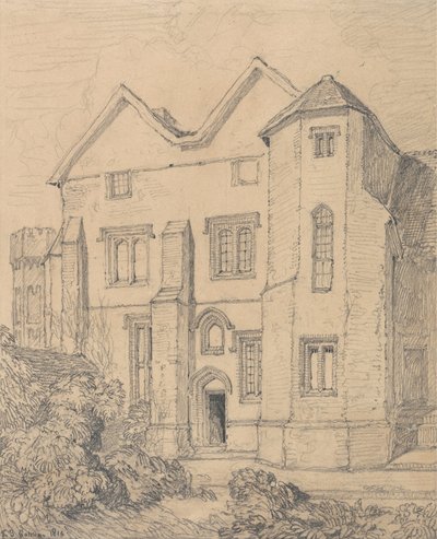 Upwell Rectory, Norfolk by John Sell Cotman